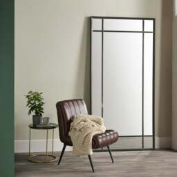 Antique Bronze Rectangular Full Length Leaner Mirror