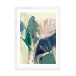 East End Prints Pastel Leaves Print - thumbnail 2