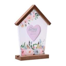 The Cottage Garden Birdhouse Heart Photo Frame - thumbnail 3