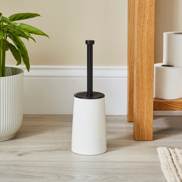 Enamel Ceramic Toilet Brush - image 1