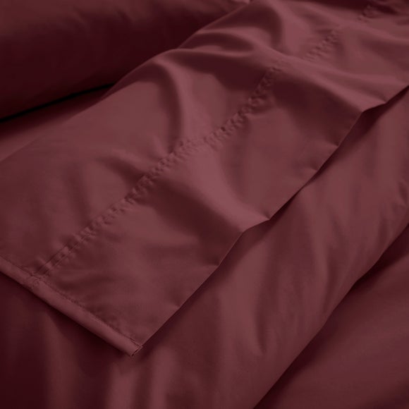 Dorma Crisp & Fresh 400 Thread Count Egyptian Cotton Percale Flat Sheet - image 1
