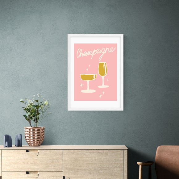 East End Prints Champagne Framed Print - image 1