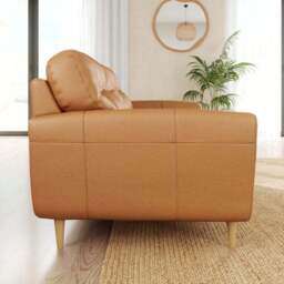 Sven Vintage Leather 2 Seater Sofa - thumbnail 2