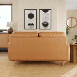 Sven Vintage Leather 2 Seater Sofa - thumbnail 3
