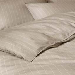 Yard Linear 100% Cotton Duvet Cover & Pillowcase Set - thumbnail 3
