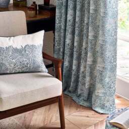 Morris & Co. Marigold Jacquard Pencil Pleat Curtains - thumbnail 4