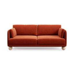 Armitage Chenille 3 Seater Sofa with Ball Feet - thumbnail 6