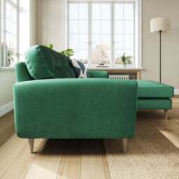Sven Opulent Velvet Reversible Corner Chaise Sofa - thumbnail 2