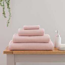 Organic Cotton Reversible Waffle Towel - thumbnail 1