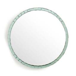 Katie Round Mirrored Edge Wall Mirror - thumbnail 2