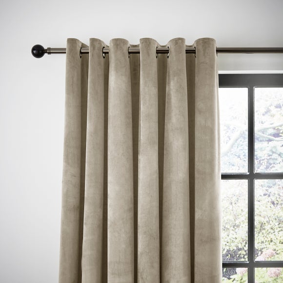 Luxe Velour Eyelet Curtains (Blackout Available) - image 1