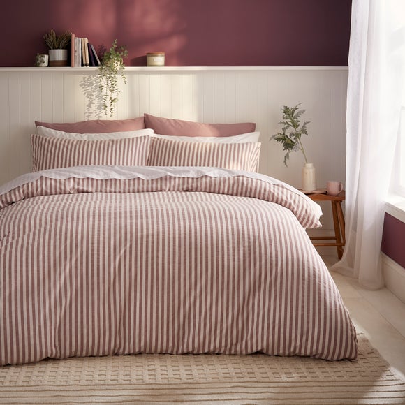 Portloe Stripe 100% Cotton Duvet Cover & Pillowcase Set - image 1