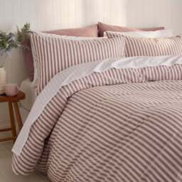 Portloe Stripe 100% Cotton Duvet Cover & Pillowcase Set - thumbnail 5