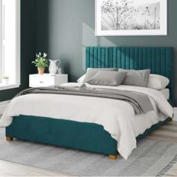 Grant Plush Velvet Ottoman Bed Frame