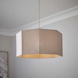 Luna Octagon Easy Fit Lamp Shade - thumbnail 1
