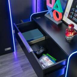 X Rocker Electra Chest of 3 Drawers with LED Lights - thumbnail 5