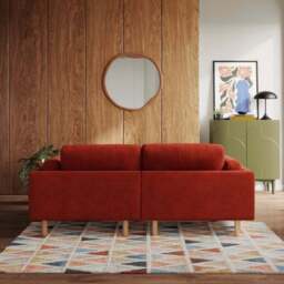 Newton Luxe Chenille Corner Chaise Sofa - thumbnail 3