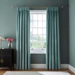 Dorma Burford Blackout Velvet Pencil Pleat Curtains - thumbnail 3