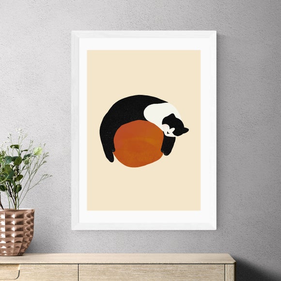 East End Prints Sleeping Cat Print by Sifa Mustafa - image 1