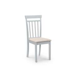 Coast Set of 2 Dining Chairs, Faux Linen - thumbnail 2