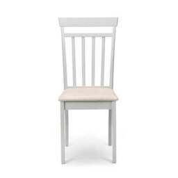Coast Set of 2 Dining Chairs, Faux Linen - thumbnail 5