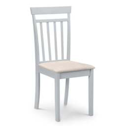 Coast Set of 2 Dining Chairs, Faux Linen - thumbnail 4