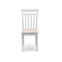 Coast Set of 2 Dining Chairs, Faux Linen - thumbnail 3