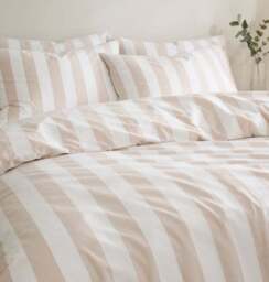 Maisie Woven Stripe 100% Cotton Standard Pillowcase Pair - thumbnail 3