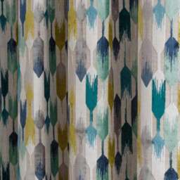 Kelso Cut Velvet Pencil Pleat Curtains - thumbnail 5