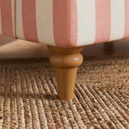 Beatrice II Woven Stripe Single Snuggle Sofa Bed - thumbnail 5