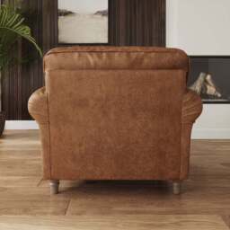 Flori Arizona Faux Leather Armchair - thumbnail 3