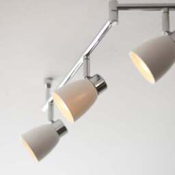 Alto 6 Light Chrome Semi Flush Spotlight Bar - thumbnail 5