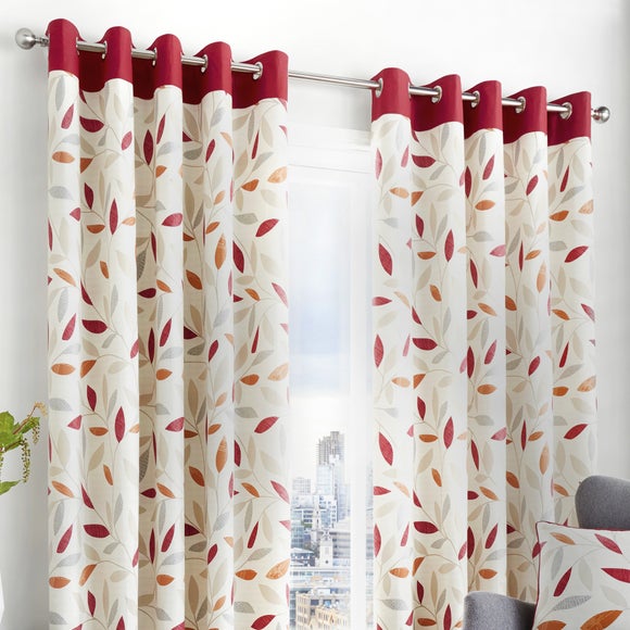 Fusion Beechwood Eyelet Curtains - image 1