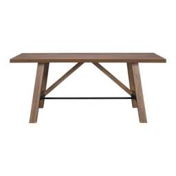 Fulton Trestle 6 Seater Rectangular Dining Table - thumbnail 2