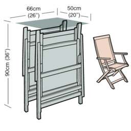 Outdoor Reclining Chair Super Tough Cover - thumbnail 1