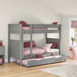Classic Bunk Bed With Open Trundle - thumbnail 3