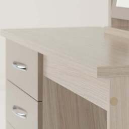 Nevada 4 Drawer Dressing Table Set with Mirror - thumbnail 6