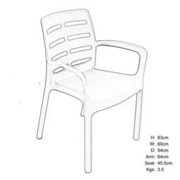 Trabella Salerno Set of 2 Chairs - thumbnail 4