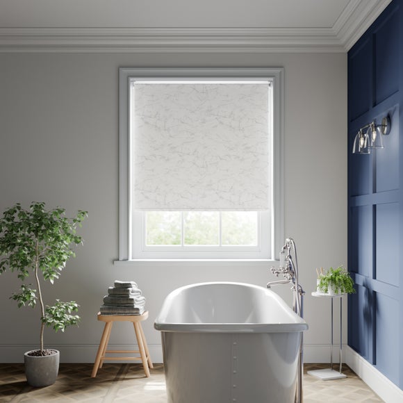 Marble Blackout Made to Measure Fire Retardant Roller Blinds - image 1