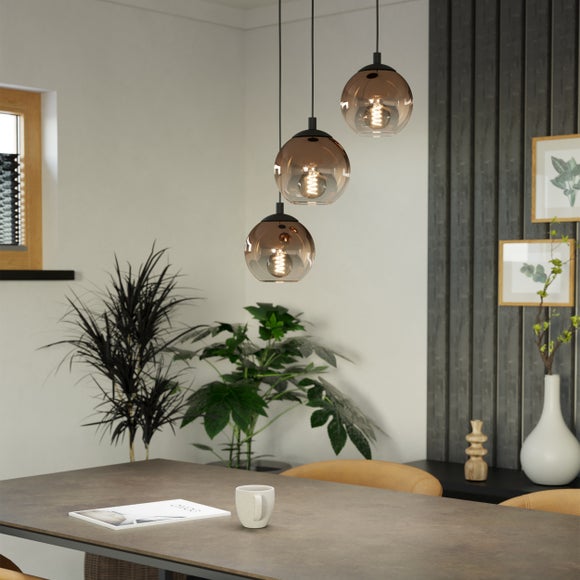 EGLO Ariscani 1 Ombre 3 Light Cluster Ceiling Light - image 1