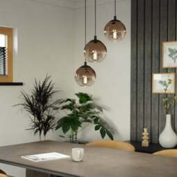 EGLO Ariscani 1 Ombre 3 Light Cluster Ceiling Light - thumbnail 1