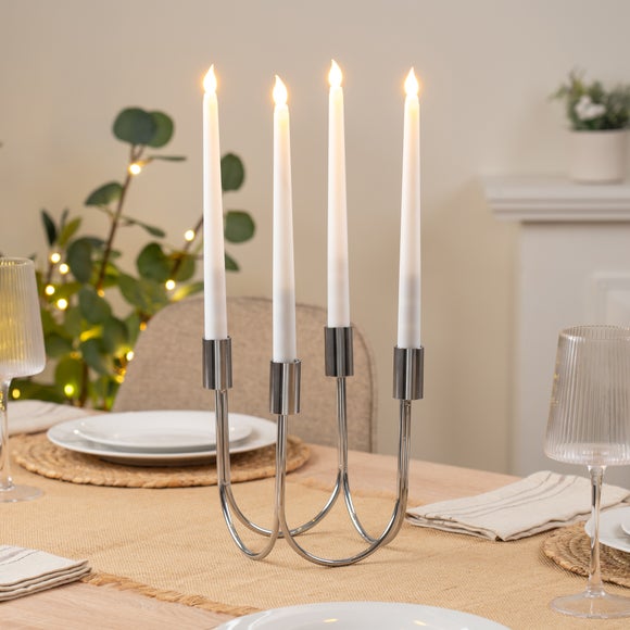 Chandelier Style Multi Arm Candlestick Holder - image 1