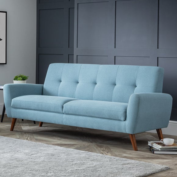 Monza Linen Small 3 Seater Sofa - image 1