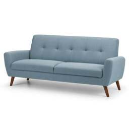 Monza Linen Small 3 Seater Sofa - thumbnail 2