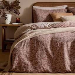 Yard Perrie Leaf 100% Cotton Duvet Cover and Pillowcase Set - thumbnail 5