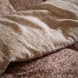 Yard Perrie Leaf 100% Cotton Duvet Cover and Pillowcase Set - thumbnail 3