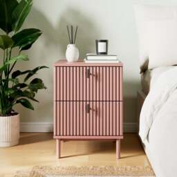 Elsie 2 Drawer Bedside Table