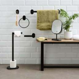 Modern Pivot Toilet Roll Holder - thumbnail 4