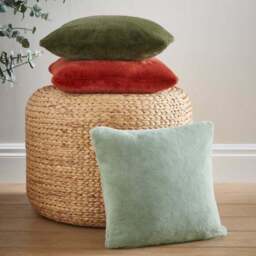 Adeline Faux Fur Cushion Cover - thumbnail 3