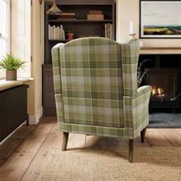 Charnwood Gingham Checked Occasional Armchair - thumbnail 2